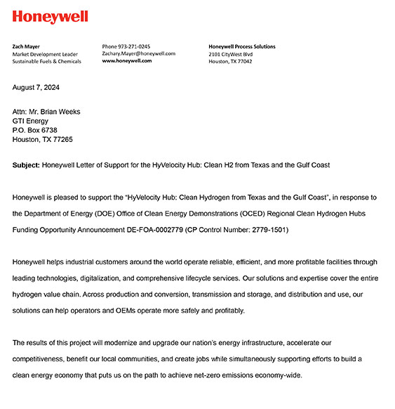 Honeywell-HyVelocity-Hub_Letter-of-Support-thumbnail